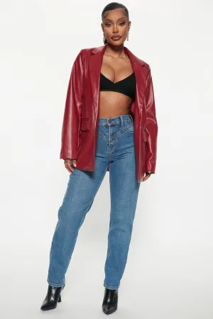 Affair Of The Heart Mom Jeans - Medium Blue Wash