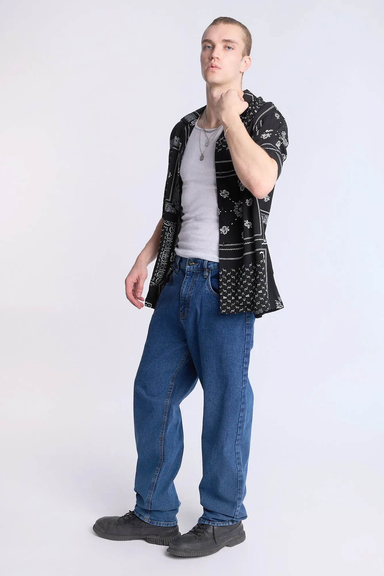 Arsenic Mens DSW Loose Rigid Jeans