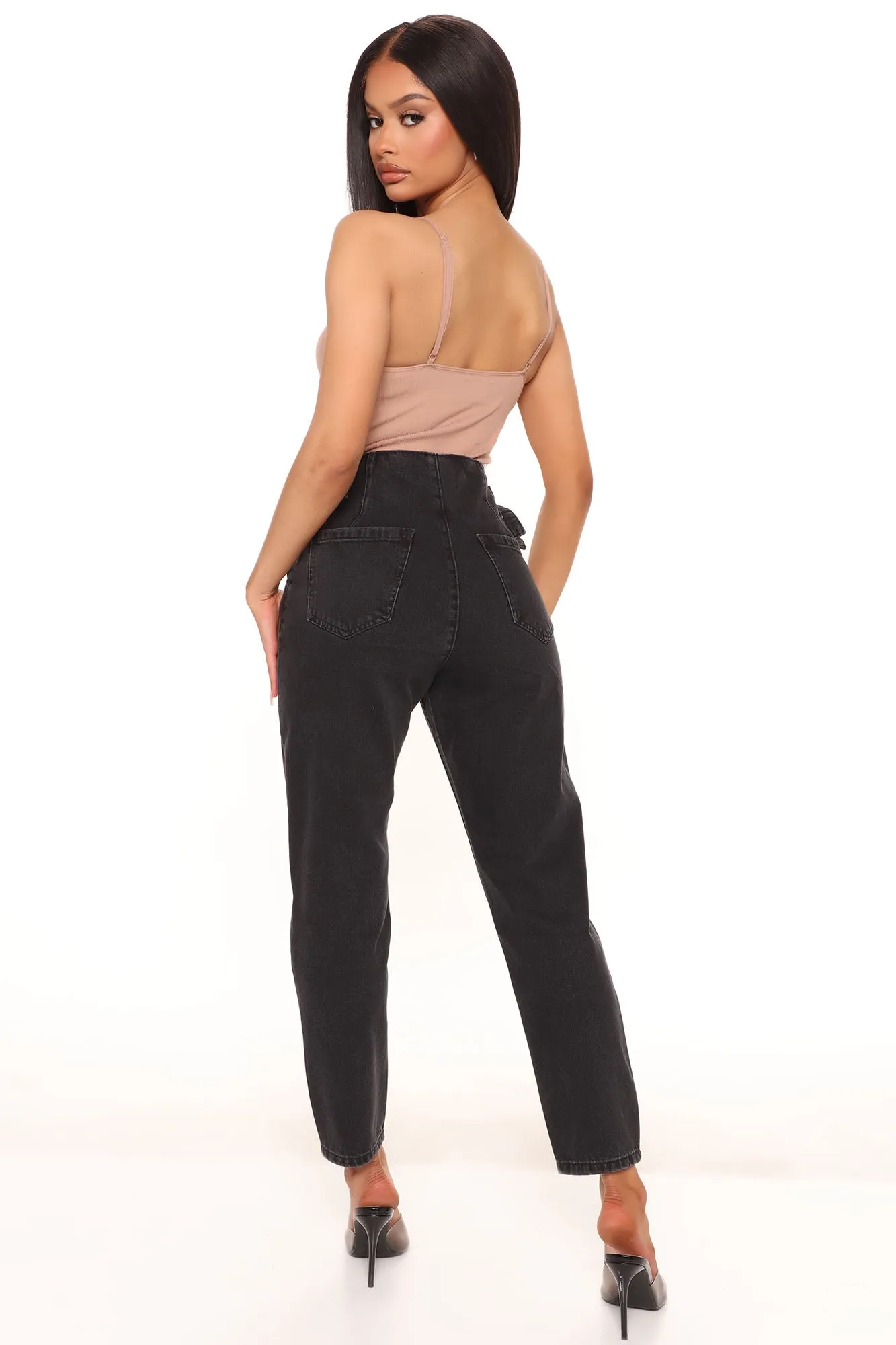 Bali Balloon Jeans - Black