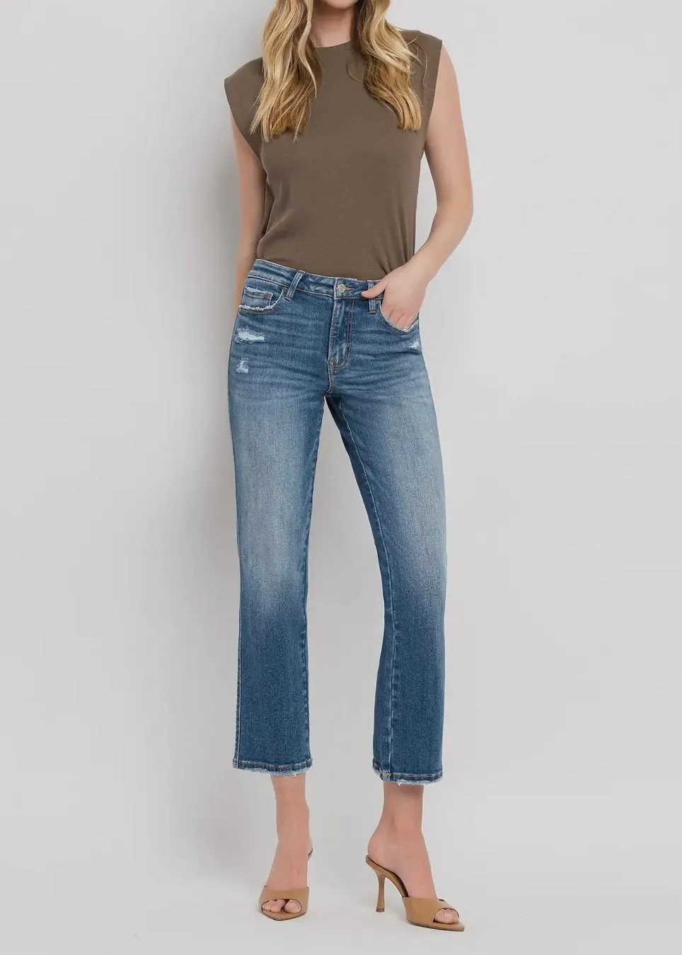 Bristol High Rise Ankle Jeans