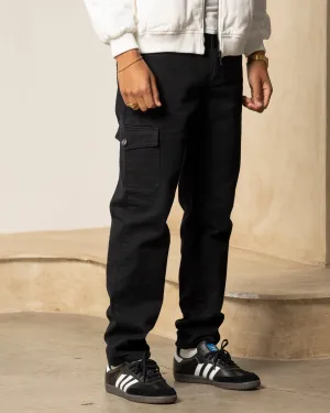 Carre Tactic Cargo Slim Jeans Black