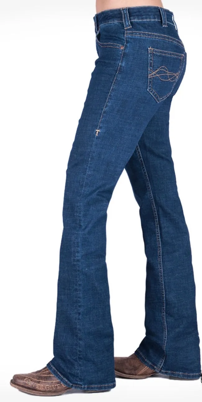 Cowgirl Tuff Dont Fence Me in DeLux Jeans