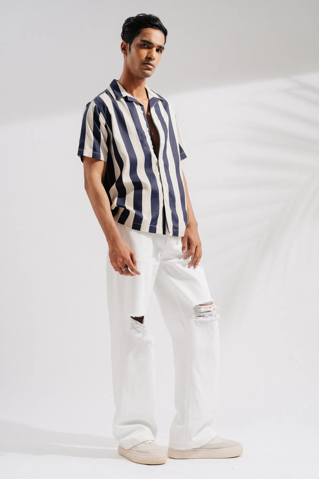 Easy White Men's Straight Fit Jeans