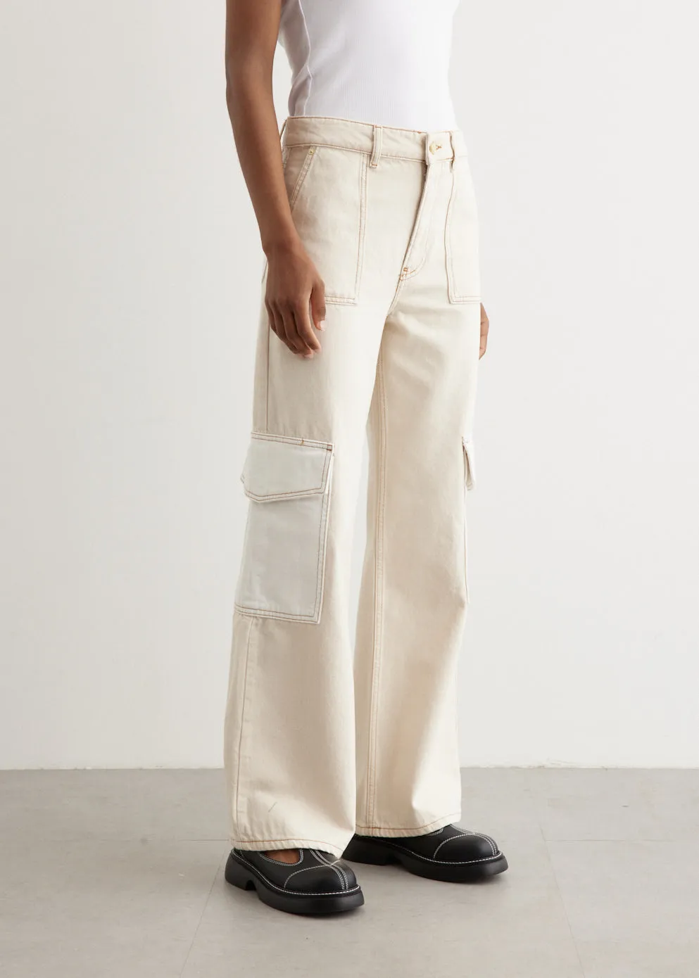 Ecru Denim Angi Jeans