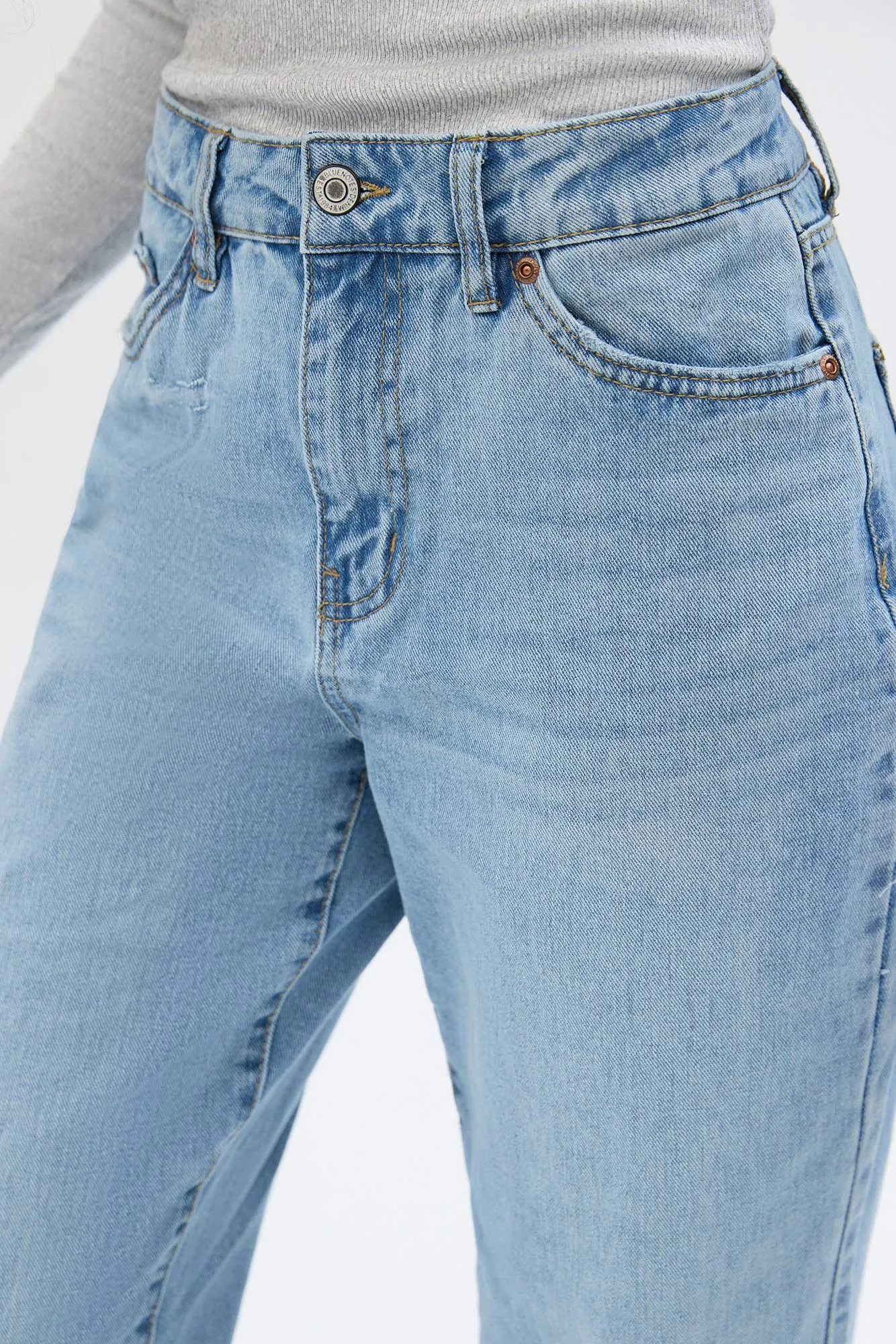 High Rise Baggy Jeans