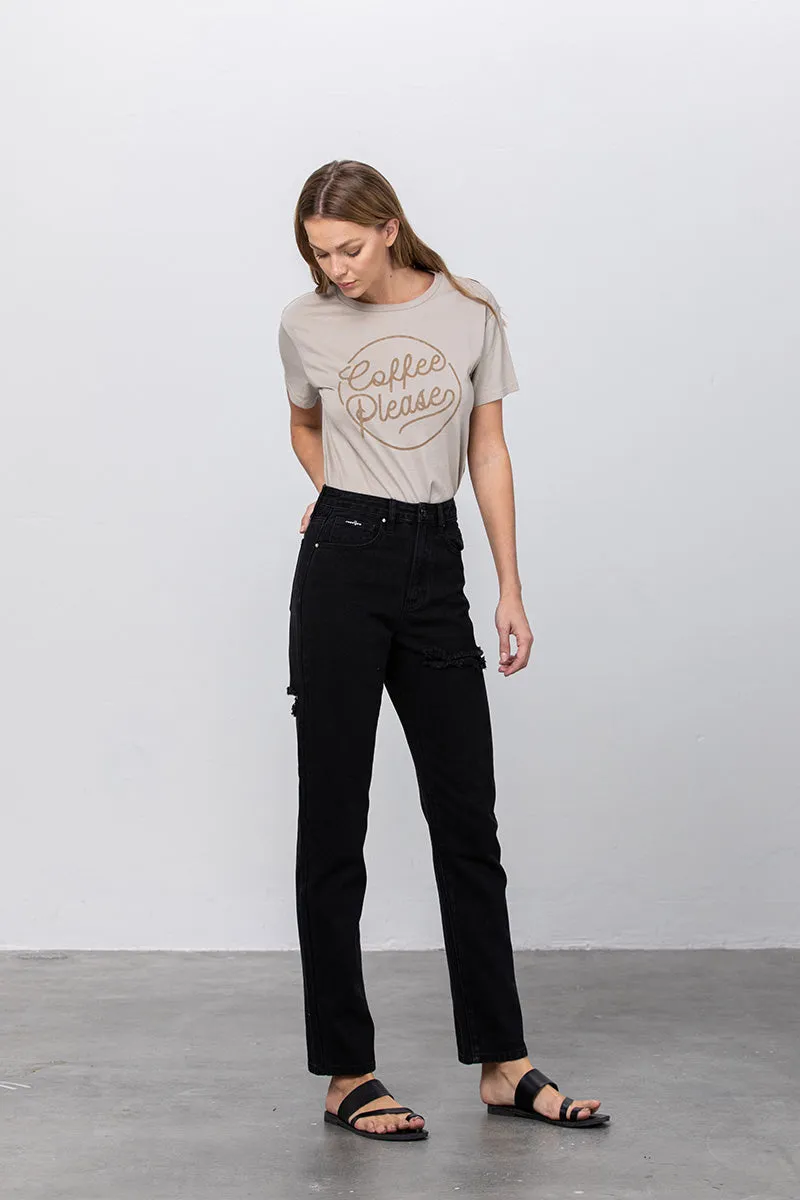 Jadon Ripped Mom Jeans