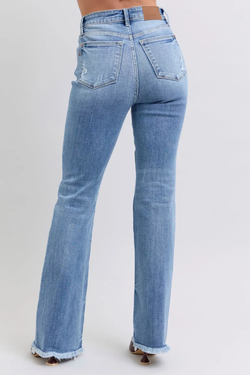 Judy Blue Bootcut Fray Hem Jean