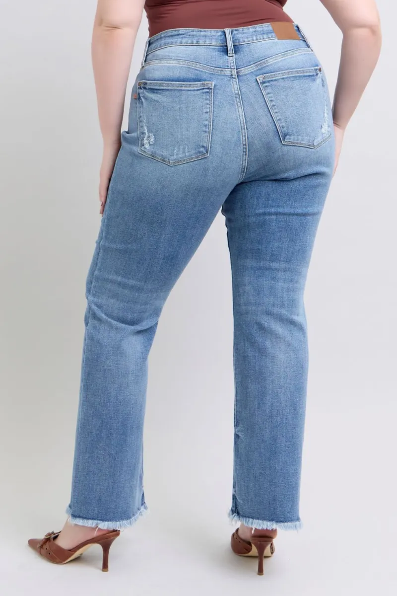 Judy Blue Bootcut Fray Hem Jean