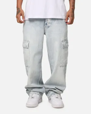 Ksubi Riot Cargo Pant Blue Ice Denim