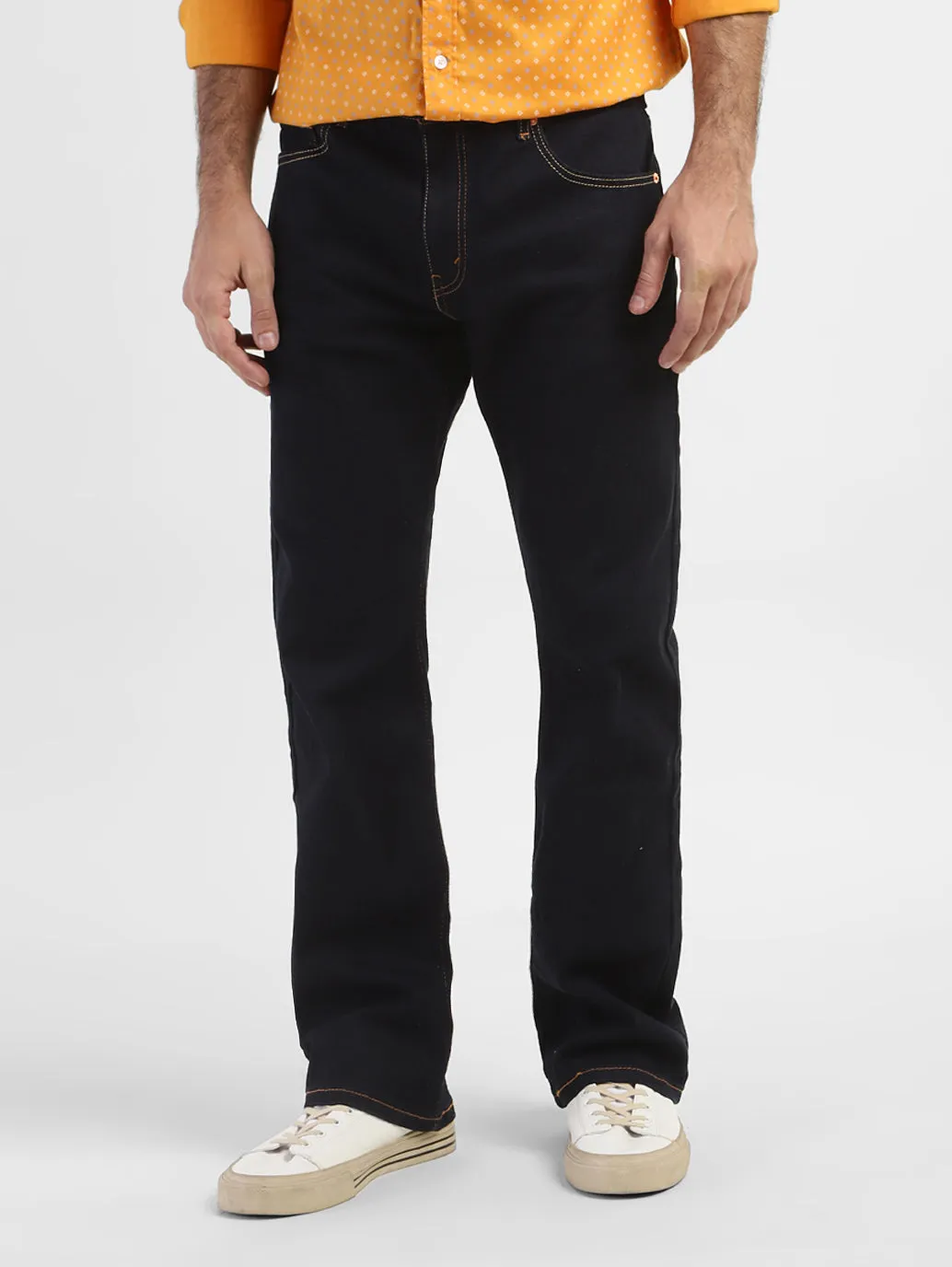 Men's 517 Blue Bootcut Fit Mid Rise Jeans