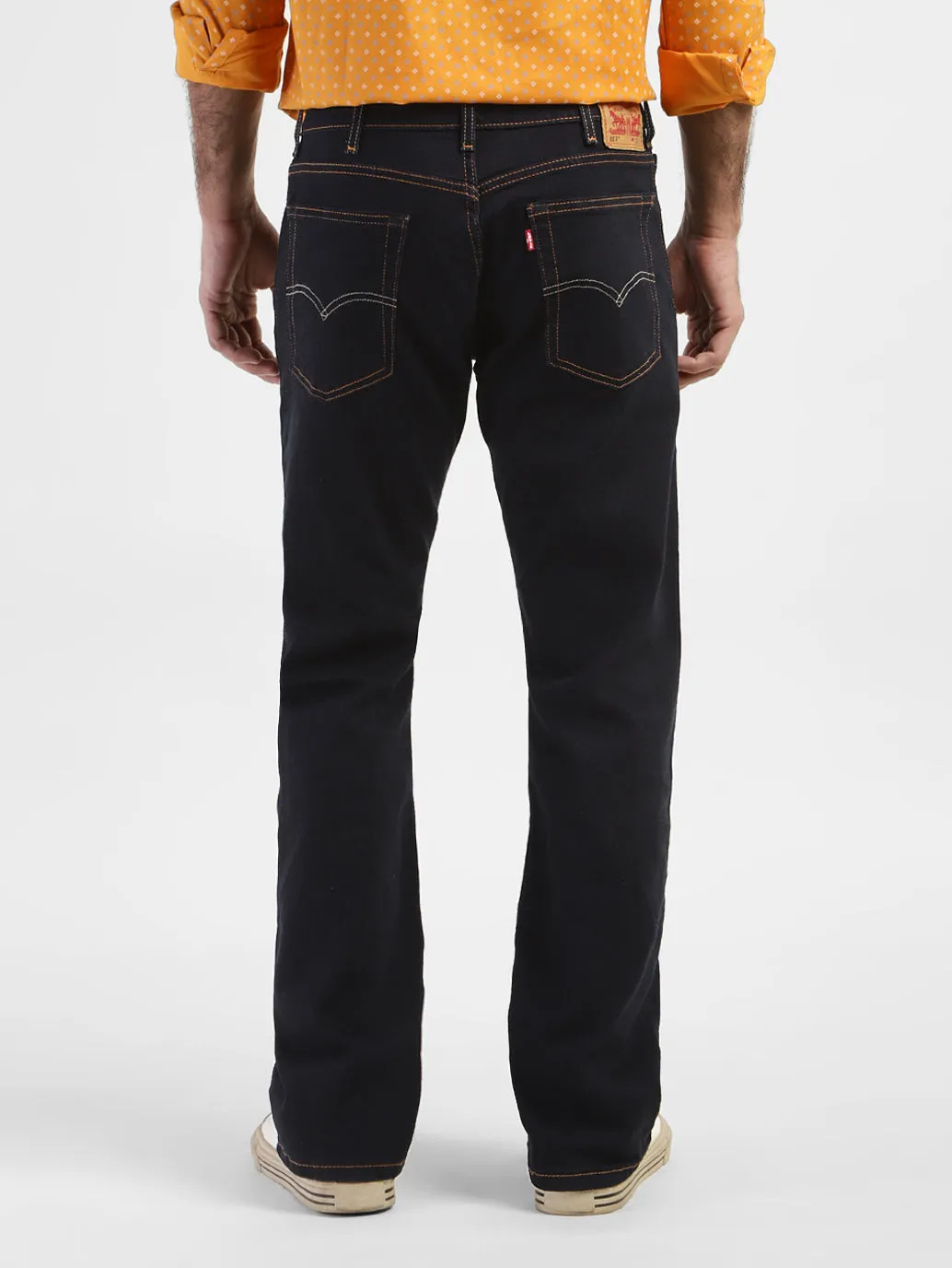 Men's 517 Blue Bootcut Fit Mid Rise Jeans