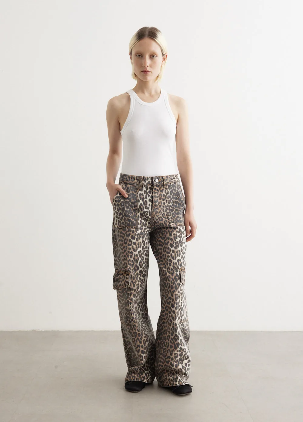 Print Denim Angi Jeans