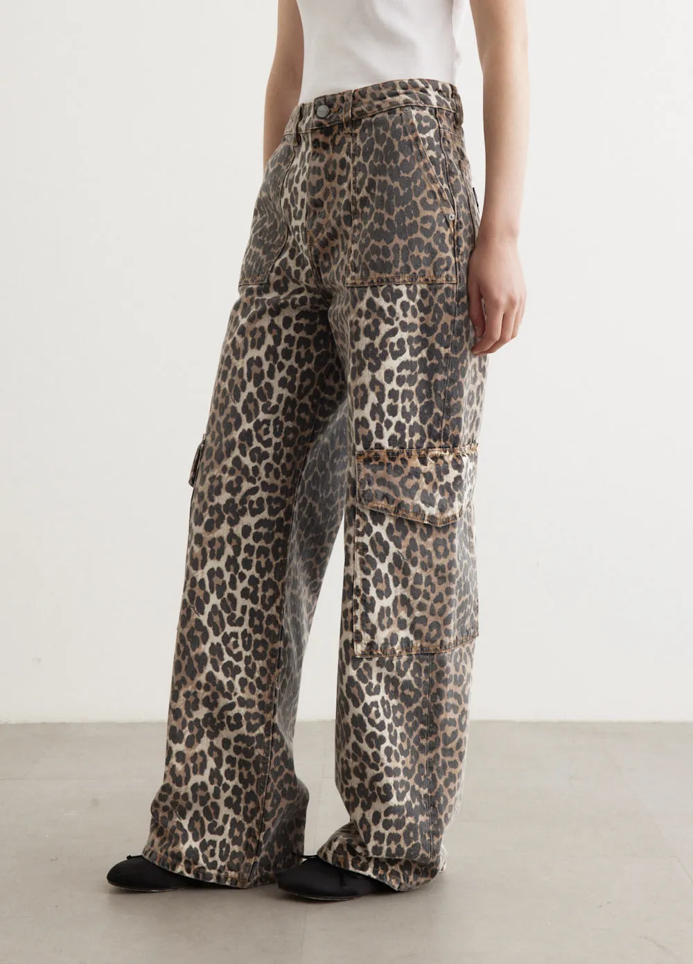 Print Denim Angi Jeans