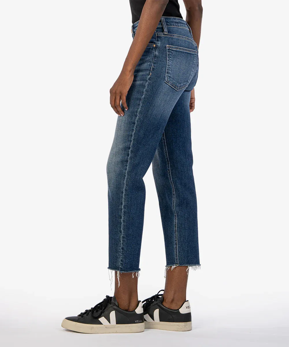 Rachael High Rise Mom Raw Hem