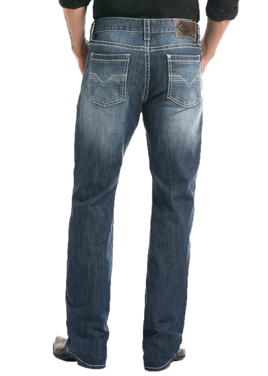 Rock & Roll Denim Relaxed Fit Straight Bootcut Jeans
