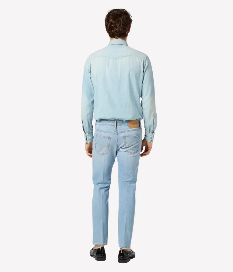 Scott Cropped Carrot 5 Pkt Slim Fit in 300D
