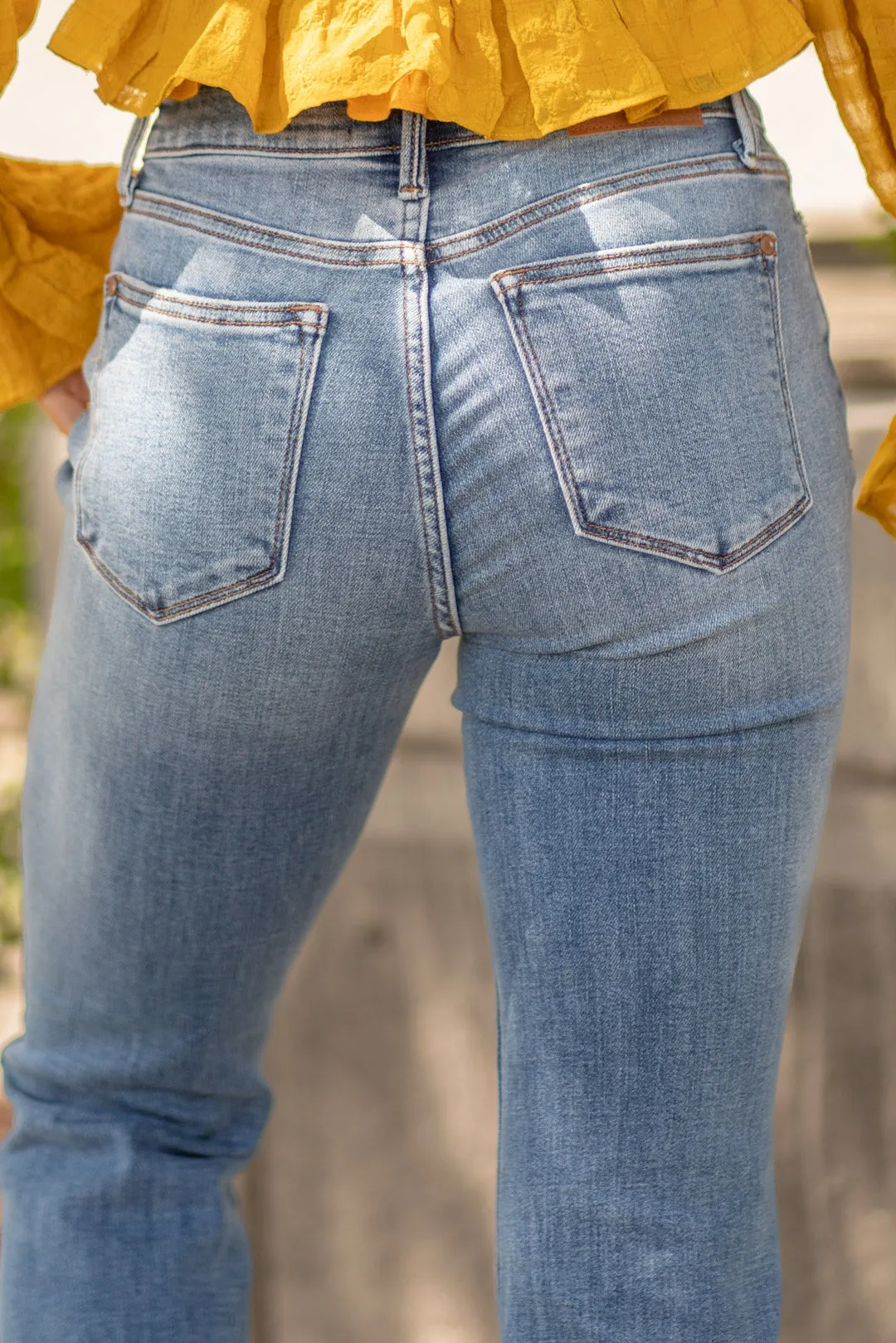 Sweet as Sugar Mid Rise Boot Cut Plus & Regular Sizes