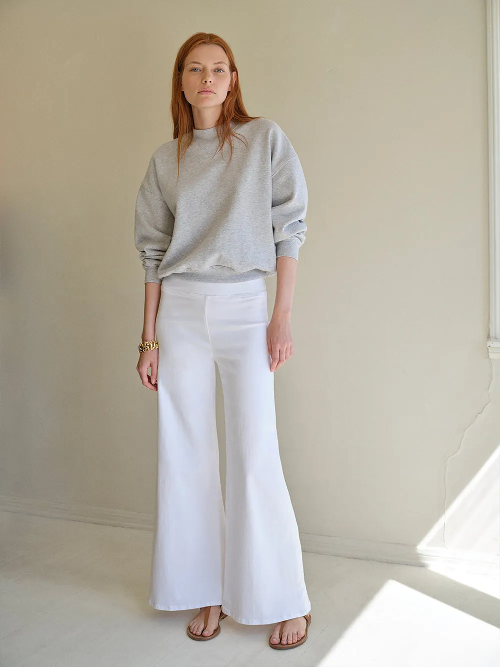 The Jetset Wide Leg -- White