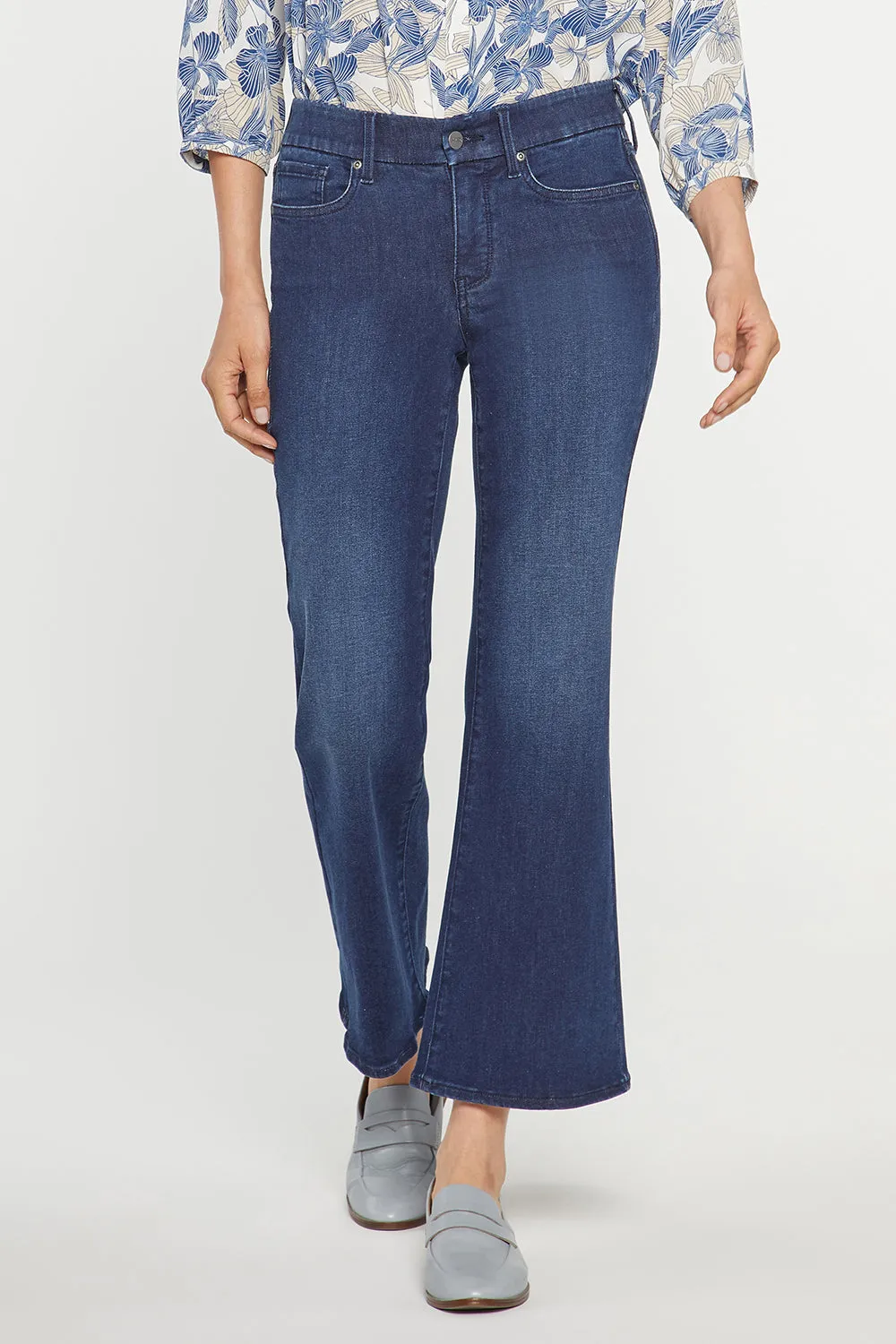 Waist-Match Relaxed Flared Jeans - Underground