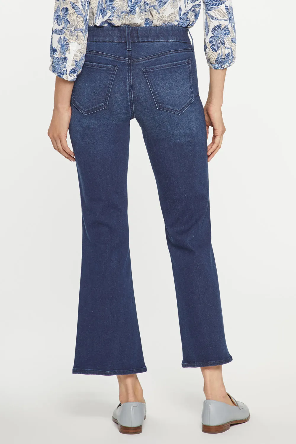 Waist-Match Relaxed Flared Jeans - Underground