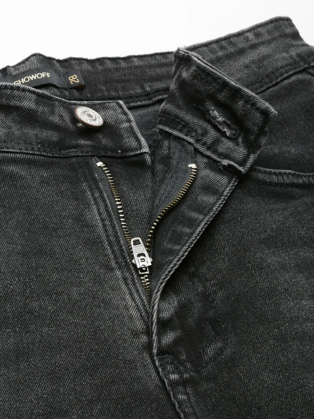Women Grey Jean Bootcut Light Fade High-Rise Denim Jeans