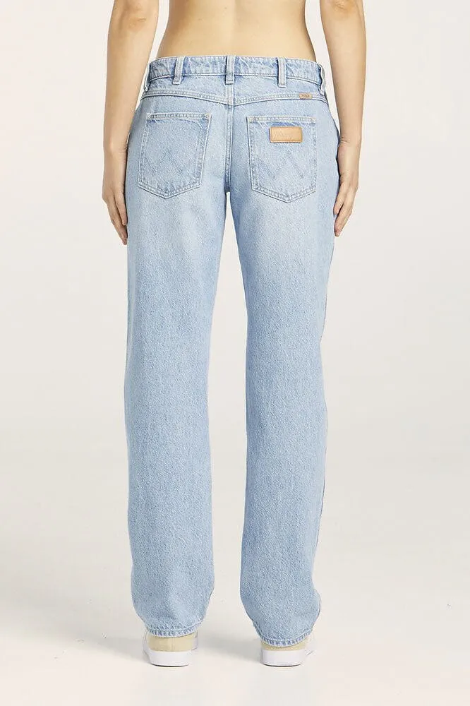 WRANGLER LOW RISE CLAUDIA STRAIGHT - BLUE STARDUST